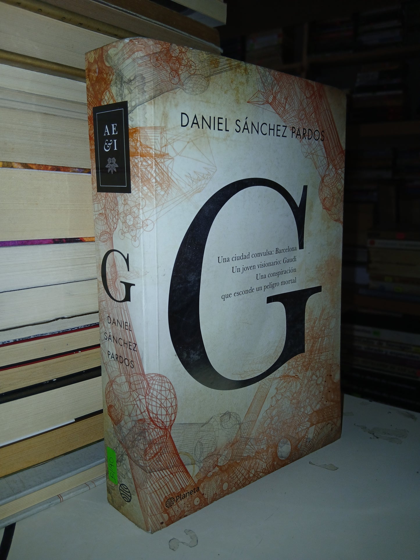 G POR DANIEL SÁNCHEZ PARDOS USADO NOVELA LITERARIO 207