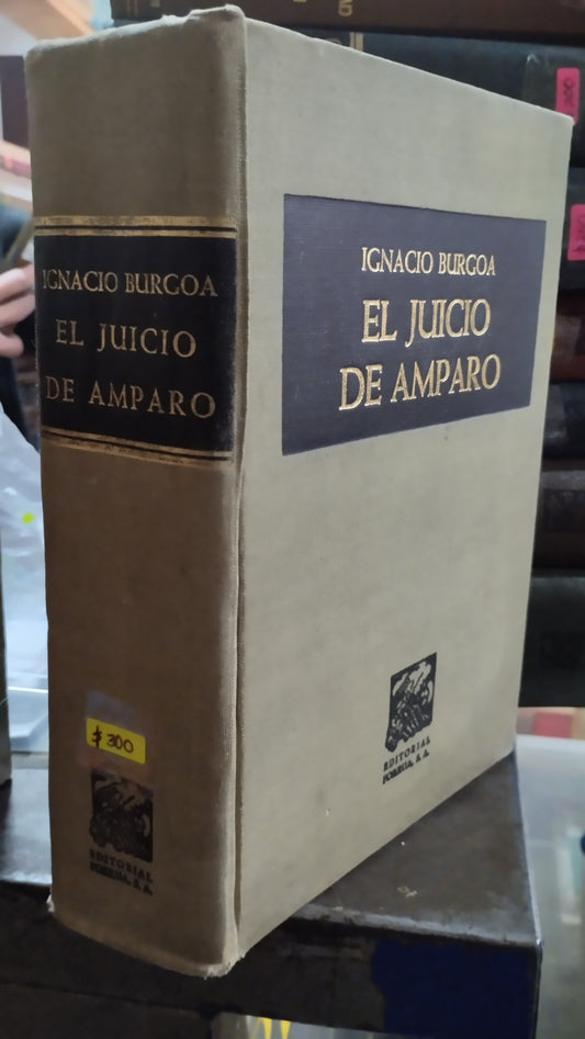EL JUICIO DE AMPARO POR IGNACIO BURGOA LIBRO USADO DERECHO ALDAMA