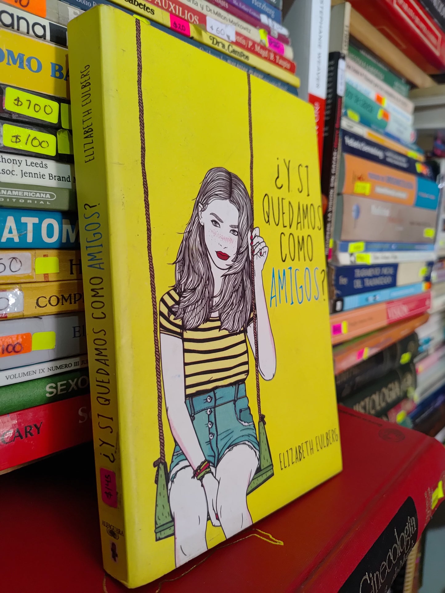 ¿Y SI QUEDAMOS COMO AMIGOS? POR ELIZABETH EULBERG USADO NOVELAS LITERARIO 305