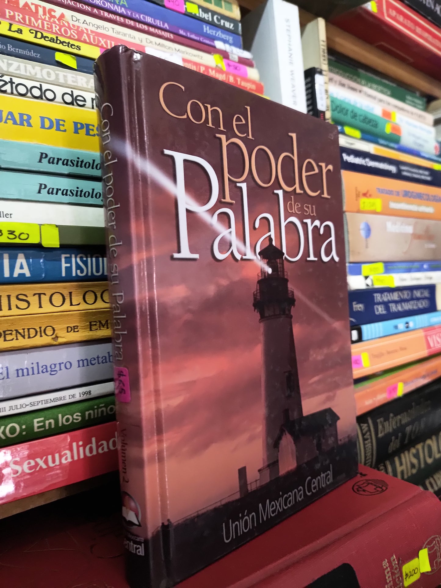 CON EL PODER DE SU PALABRA POR EDITORIAL UNION USADO RELIGION LITERARIO 305