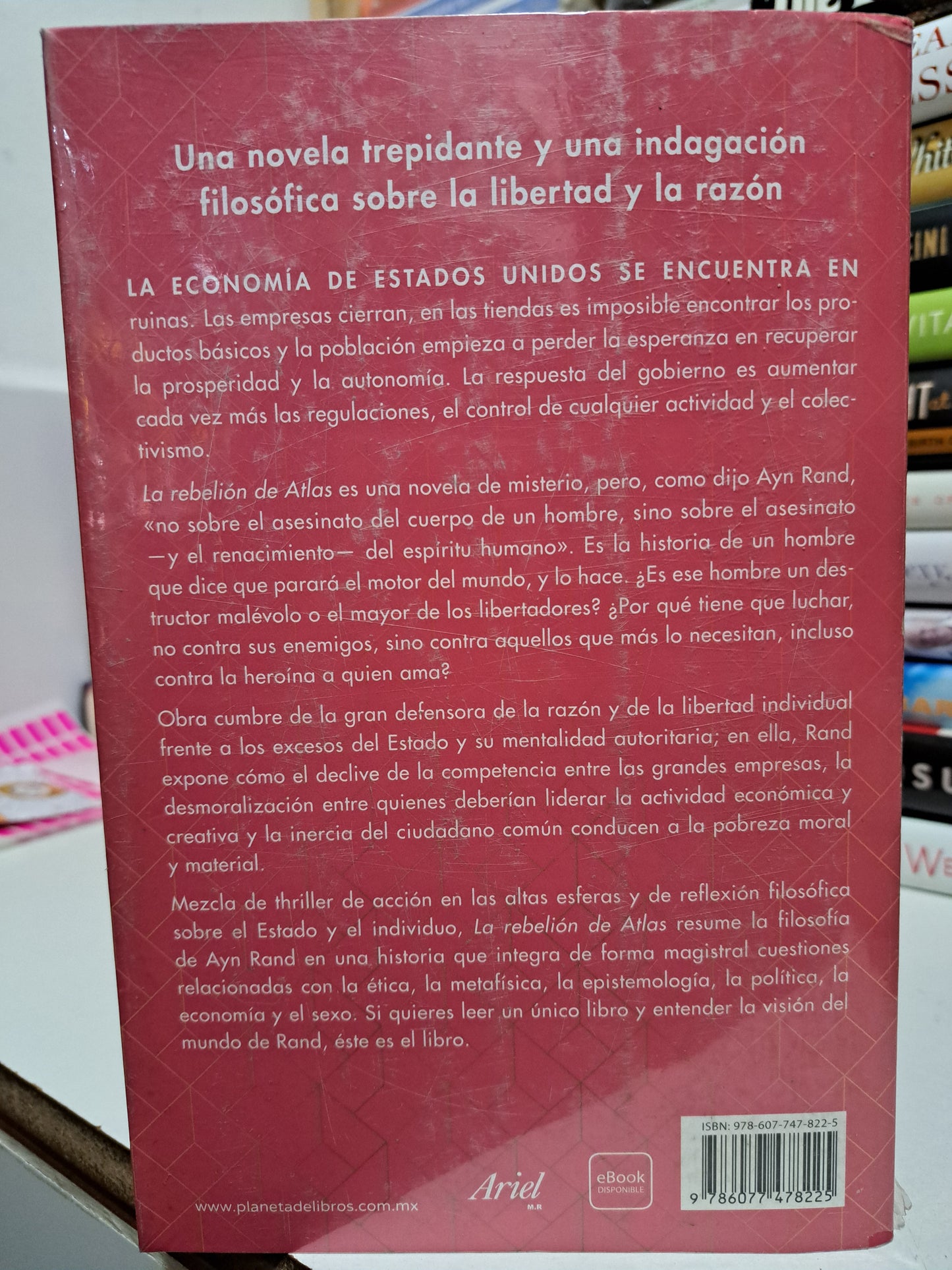 LA REBELIÓN DE ATLAS AYN RAND USADO NOVELA JUÁREZ