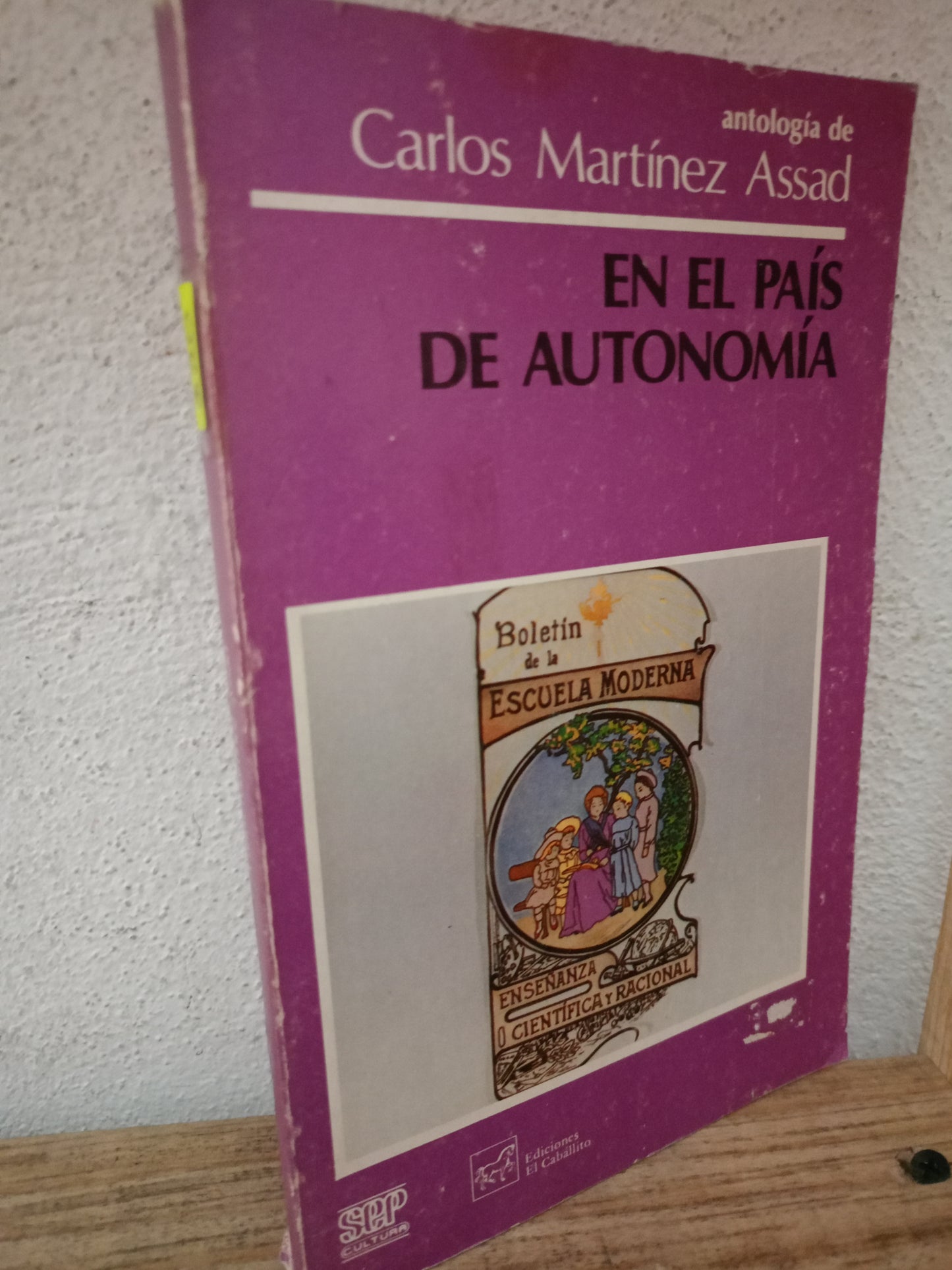 EN EL PAÍS DE AUTONOMÍA CARLOS MARTÍNEZ ASSAD USADO EDUCACIÓN LITERARIO 305