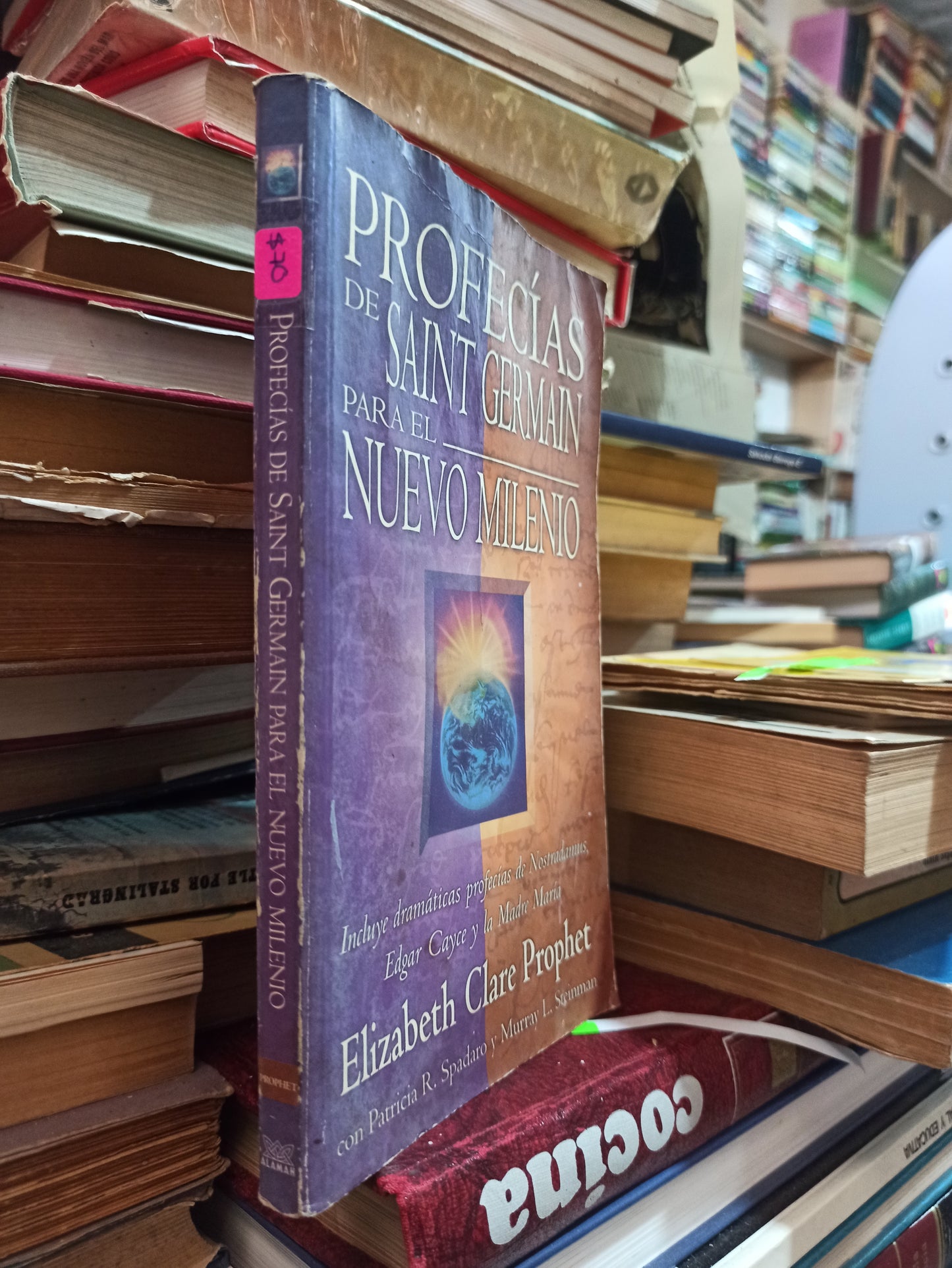 PROFECÍAS DE SAINT GERMAIN PARA EL NUEVO MILENIO POR ELIZABETH CLARE PROPHET USADO SUPERACIÓN PERSONAL ALDAMA