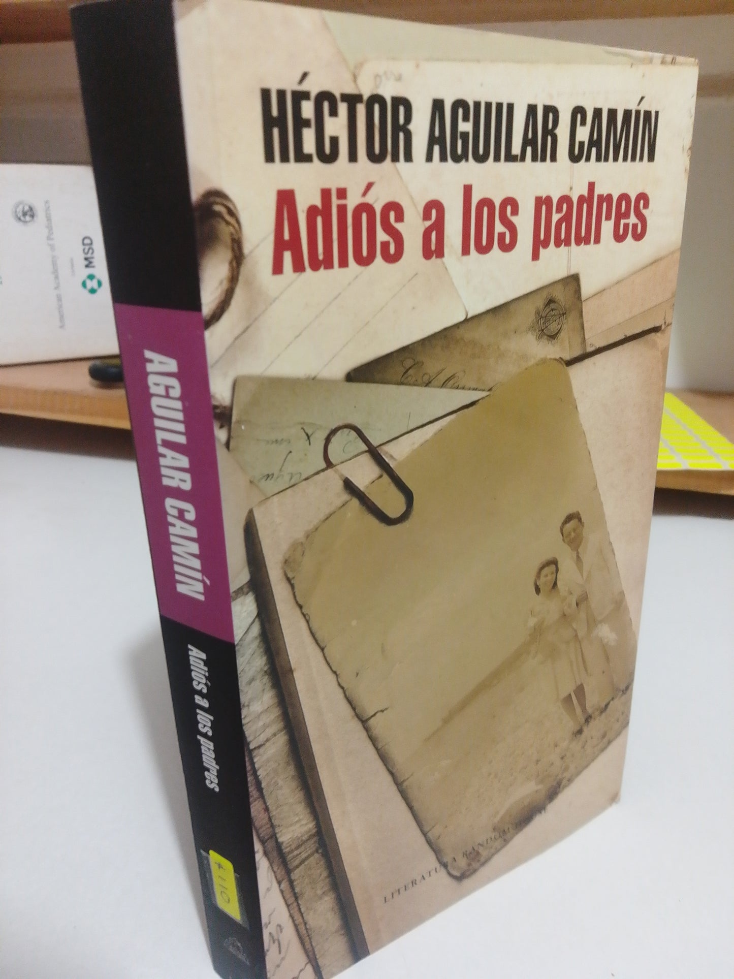 ADIOS A LOS PADRES POR HECTOR AGUILAR CAMIN USADO NOVELA JUÁREZ