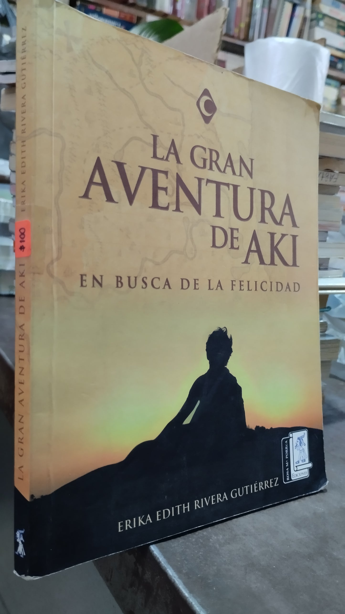 LA GRAN AVENTURA DE AKI POR ERIKA EDITH RIVERA GUTIERREZ LIBRO USADO INFANTIL ALDAMA