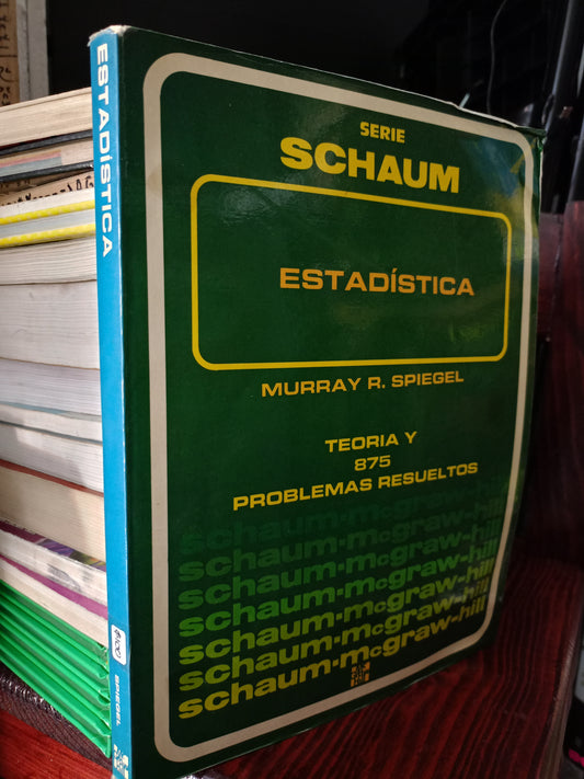 ESTADISTICA POR MURRAY R. SPIEGEL USADO MATE LITERARIO 305