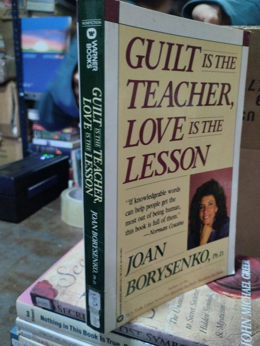 GUILT IS THE TEACHER'S LOVE IS THE LESSON POR JOAN BORYSENKO USADO IDIOMAS ALDAMA