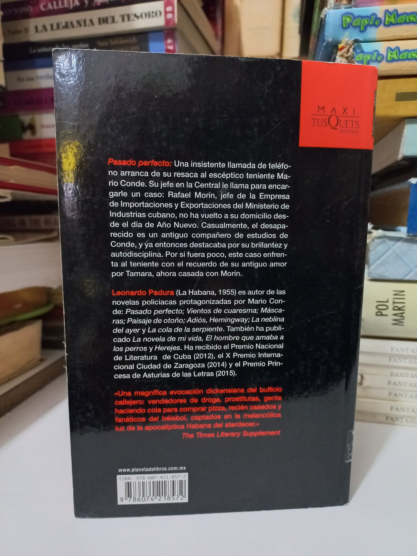 PASADO PERFECTO POR LEONARDO PADURA USADO NOVELA JUÁREZ