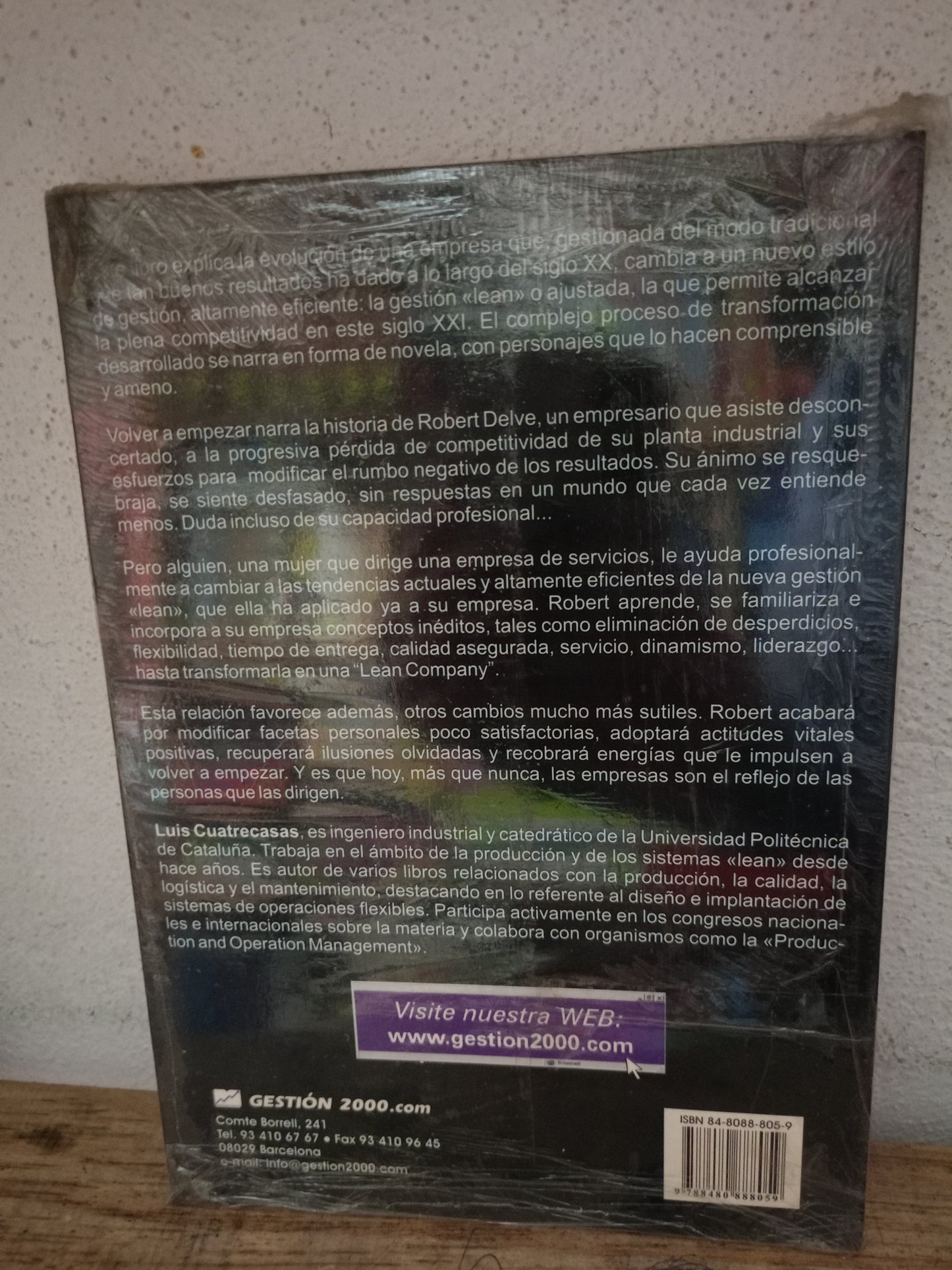 VOLVER A EMPEZAR POR LUIS CUATRECASAS NUEVO LIBROS NUEVOS LITERARIO 305