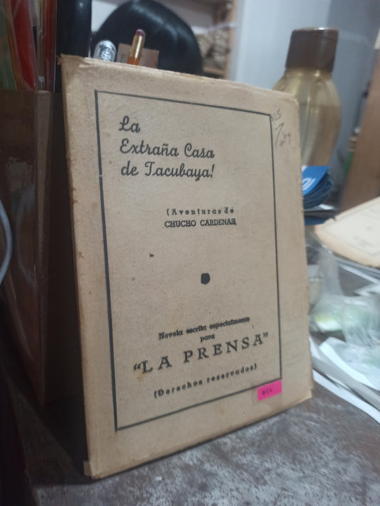 LA EXTRAÑA CASA DE TACUBAYA POR LEO D'OLMO USADO ANTIGUOS ALDAMA