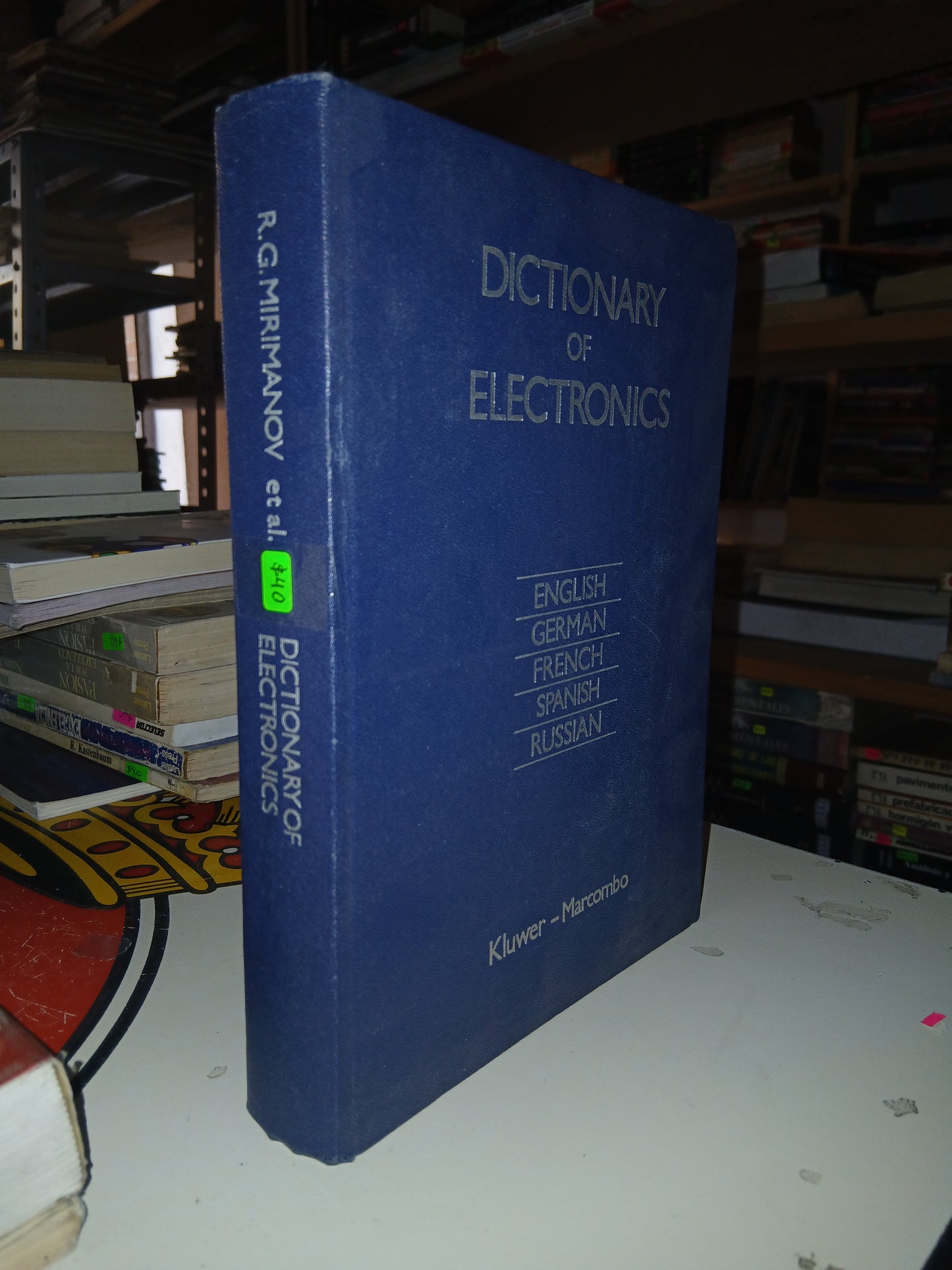 DICTIONARY OF ELECTRONICS (VARIOS AUTORES) USADO ELECTRÓNICA LITERARIO 207