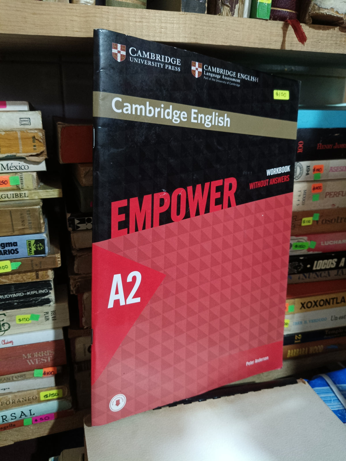 EMPOWER WORKBOOK WITHOUT ANSWERS A2 POR PETER ANDERSON USADO IDIOMAS ALDAMA