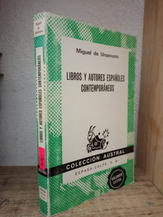 LIBROS Y AUTORES ESPAÑOLES CONTEMPORÁNEOS MIGUEL DE UNAMUNO USADO NOVELA LITERARIO 305