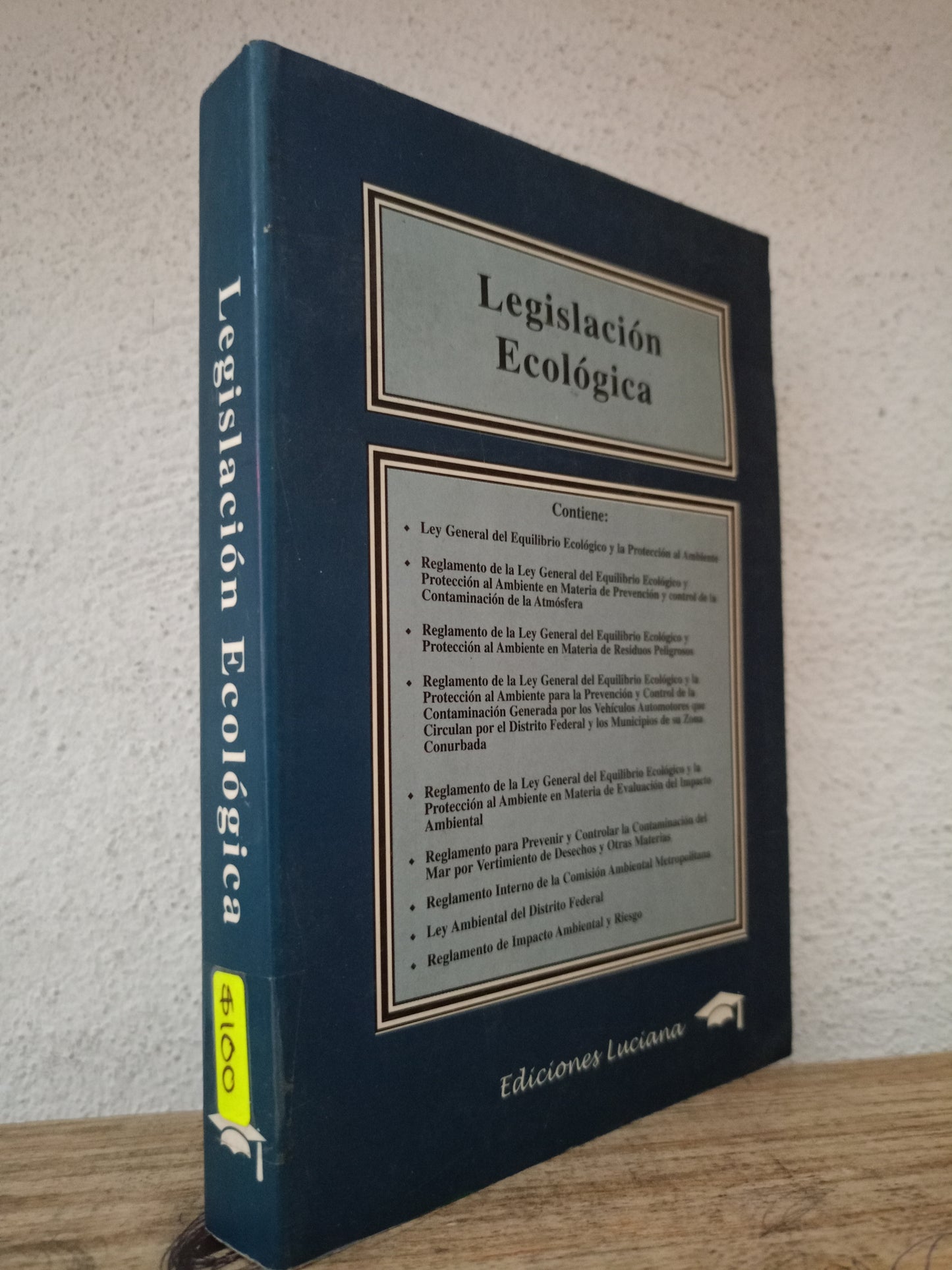 LEGISLACION ECOLOGICA USADO DERECHO LITERARIO 305