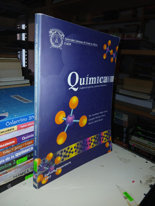 QUÍMICA I. CUADERNO DE EJERCICIOS Y PRÁCTICAS DE LABORATORIO (CUARTO SEMESTRE) POR ARZATE, NOVO Y BERNAL USADO QUÍMICA LITERARIO 207