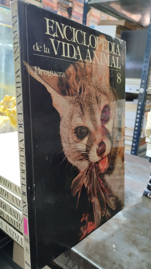 ENCICLOPEDIA DE LA VIDA ANIMAL 8 LIBRO USADO BIOLOGIA ALDAMA