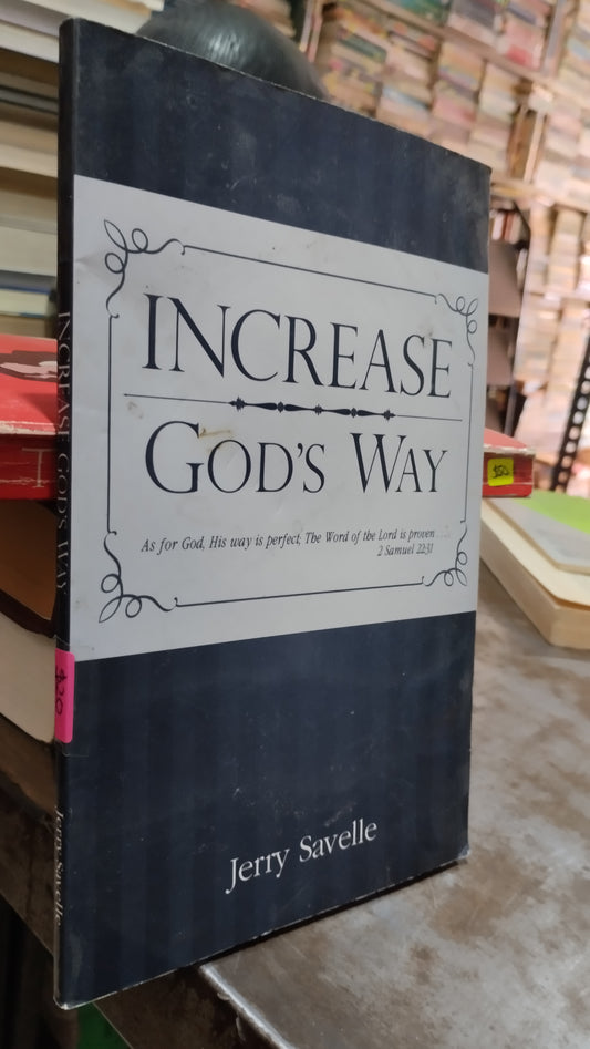 INCREASE GODS WAY POR JERRY SAVELLE LIBRO USADO IDIOMAS ALDAMA