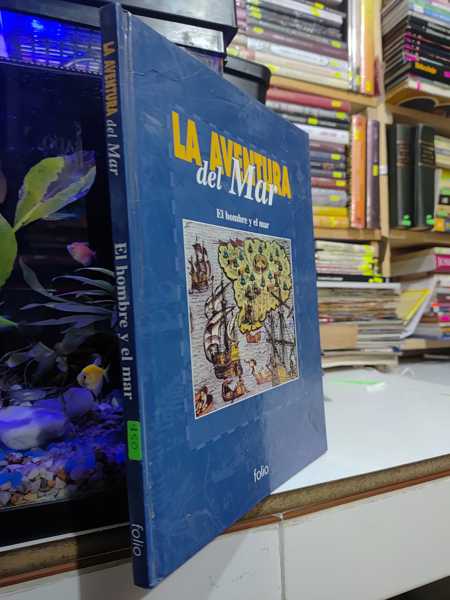 LA AVENTURA DEL MAR EL HOMBRE Y EL MAR POR EDITORIAL FOLIO USADO HISTORIA JUAREZ