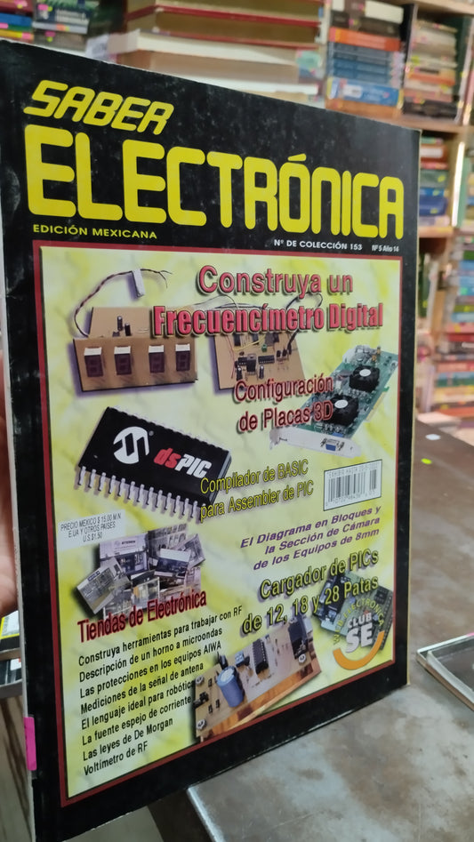 CONSTRUYA UN FRECUENCIMETRO DIGITAL LIBRO USADO ELECTRICIDAD ALDAMA