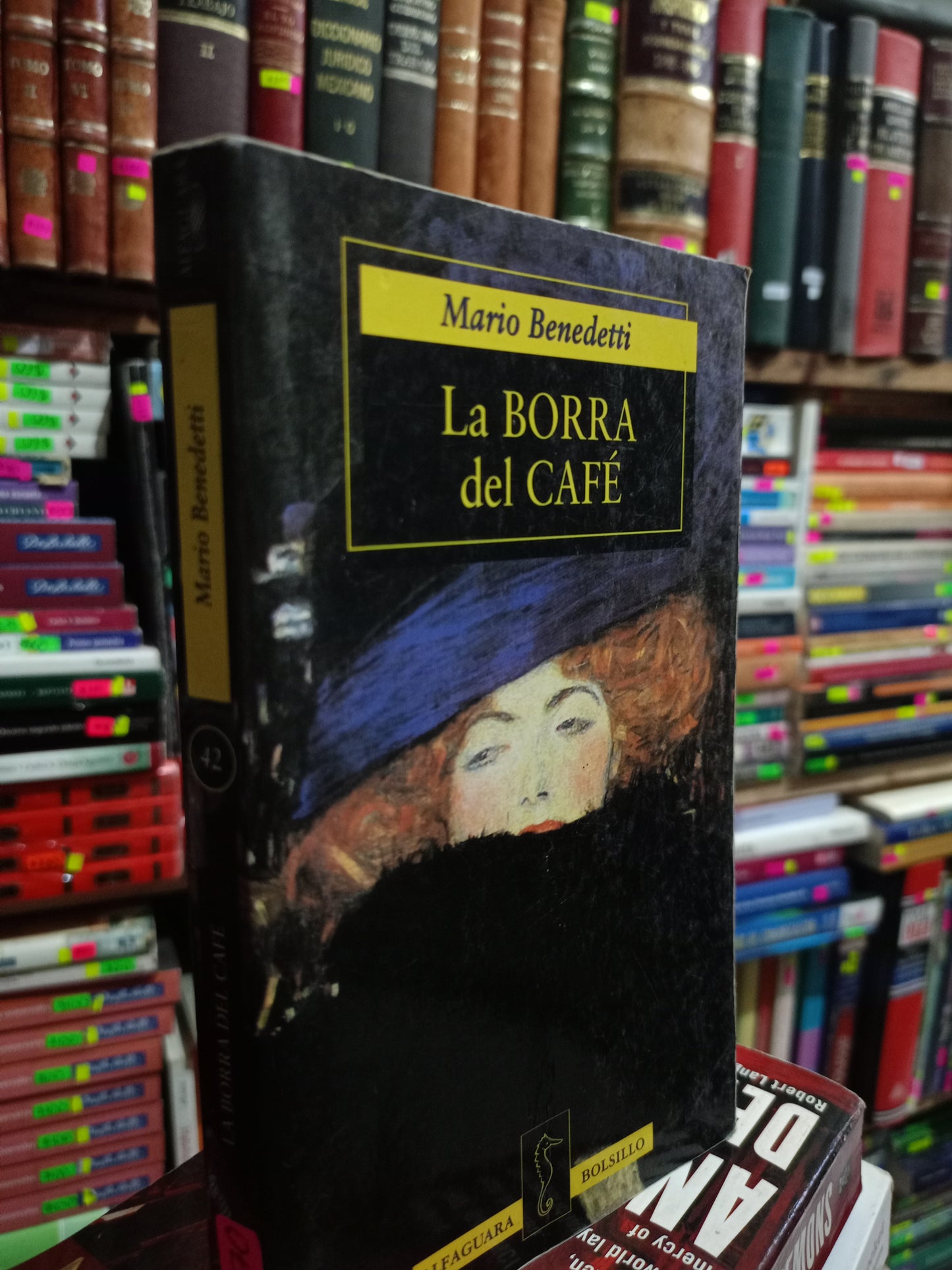 LA BORRA DEL CAFE POR MARIO BENEDETTI USADO NOVELA LITERARIO 305