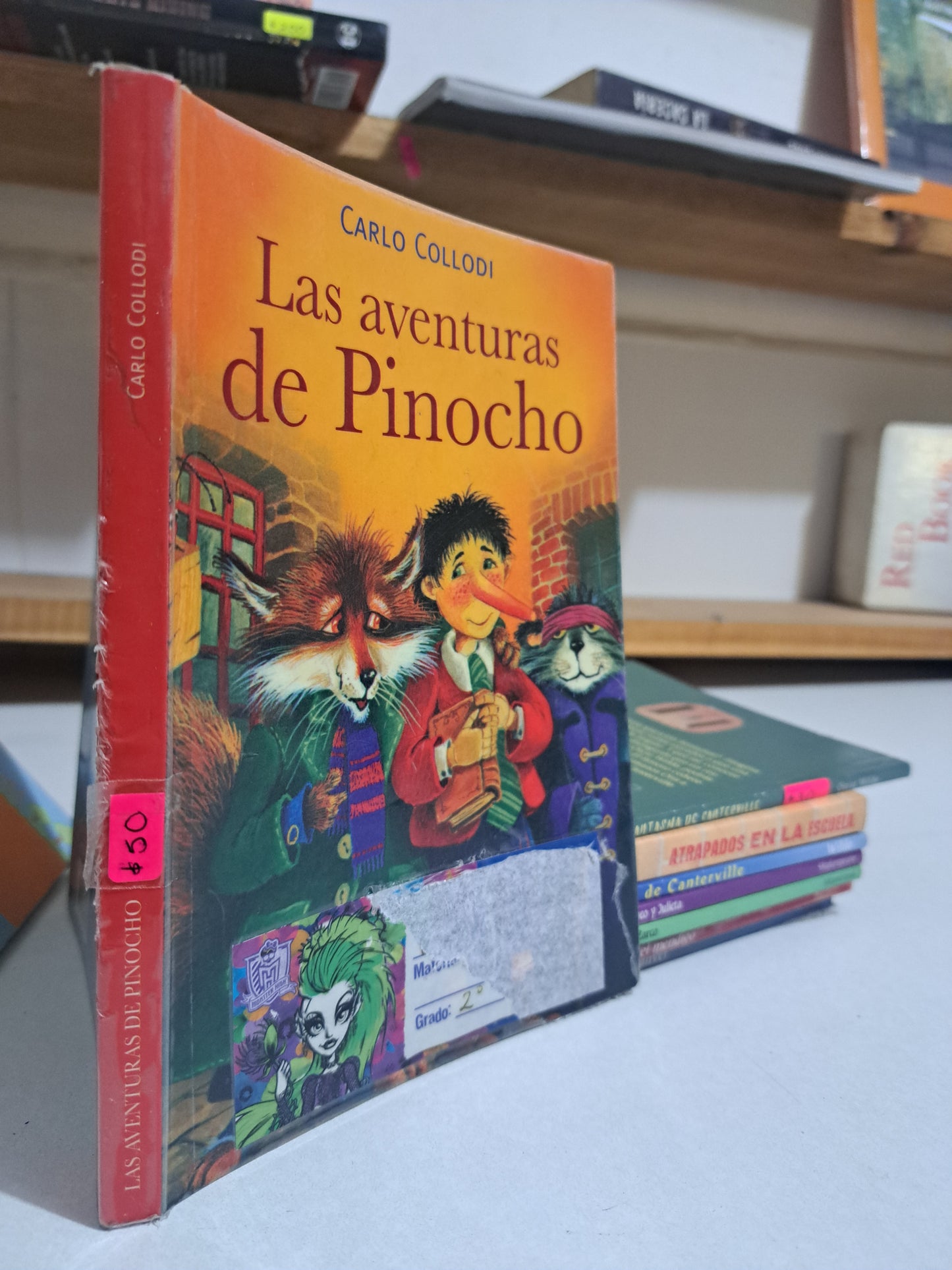 LAS AVENTURAS DE PINOCHO CARLO COLLODI USADO INFANTIL JUÁREZ
