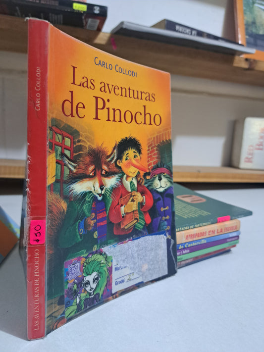 LAS AVENTURAS DE PINOCHO CARLO COLLODI USADO INFANTIL JUÁREZ