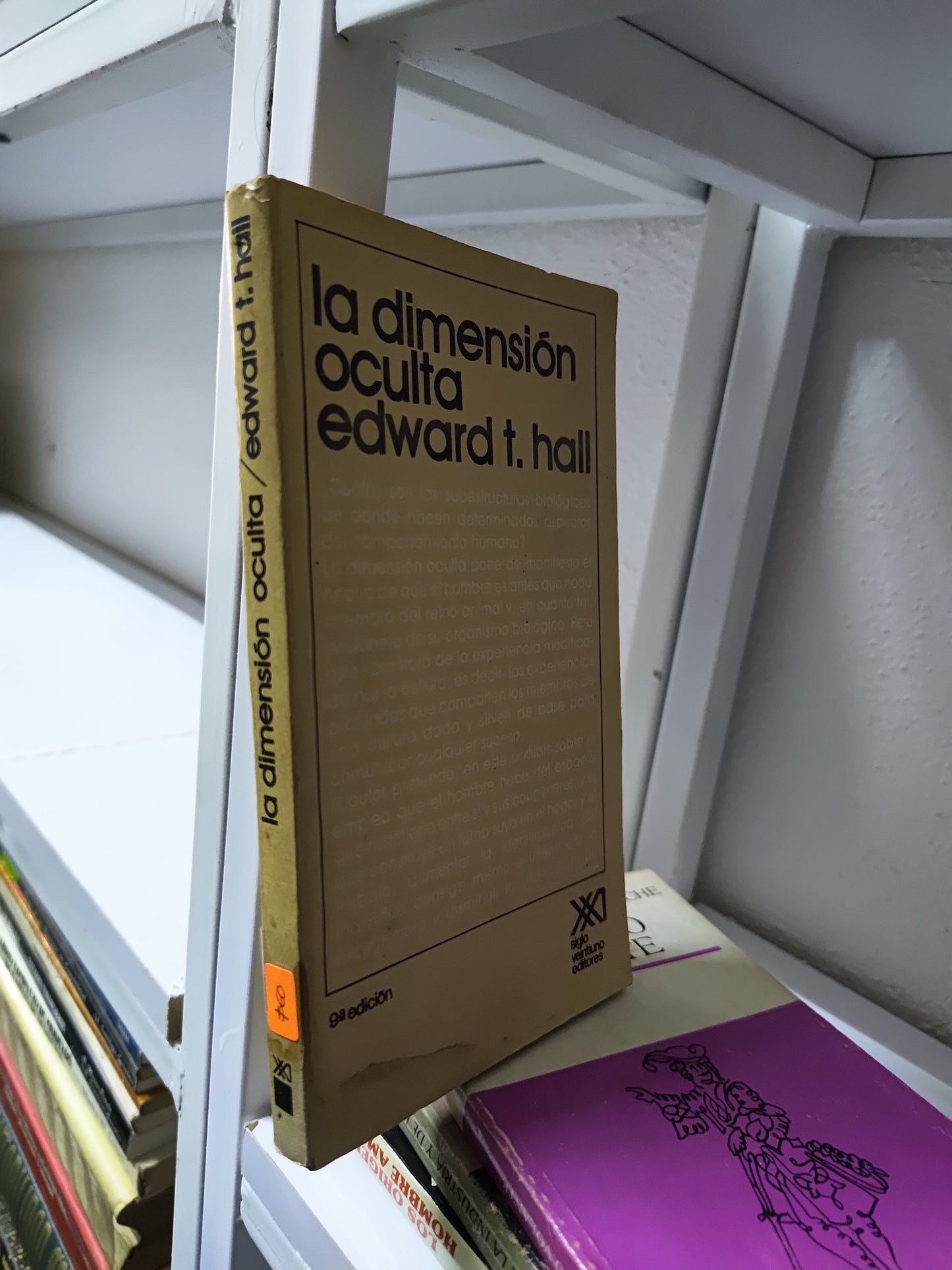 LA DIMENSION OCULTA POR EDWARD T. HALL USADO SOCIOLOGIA JUAREZ 515