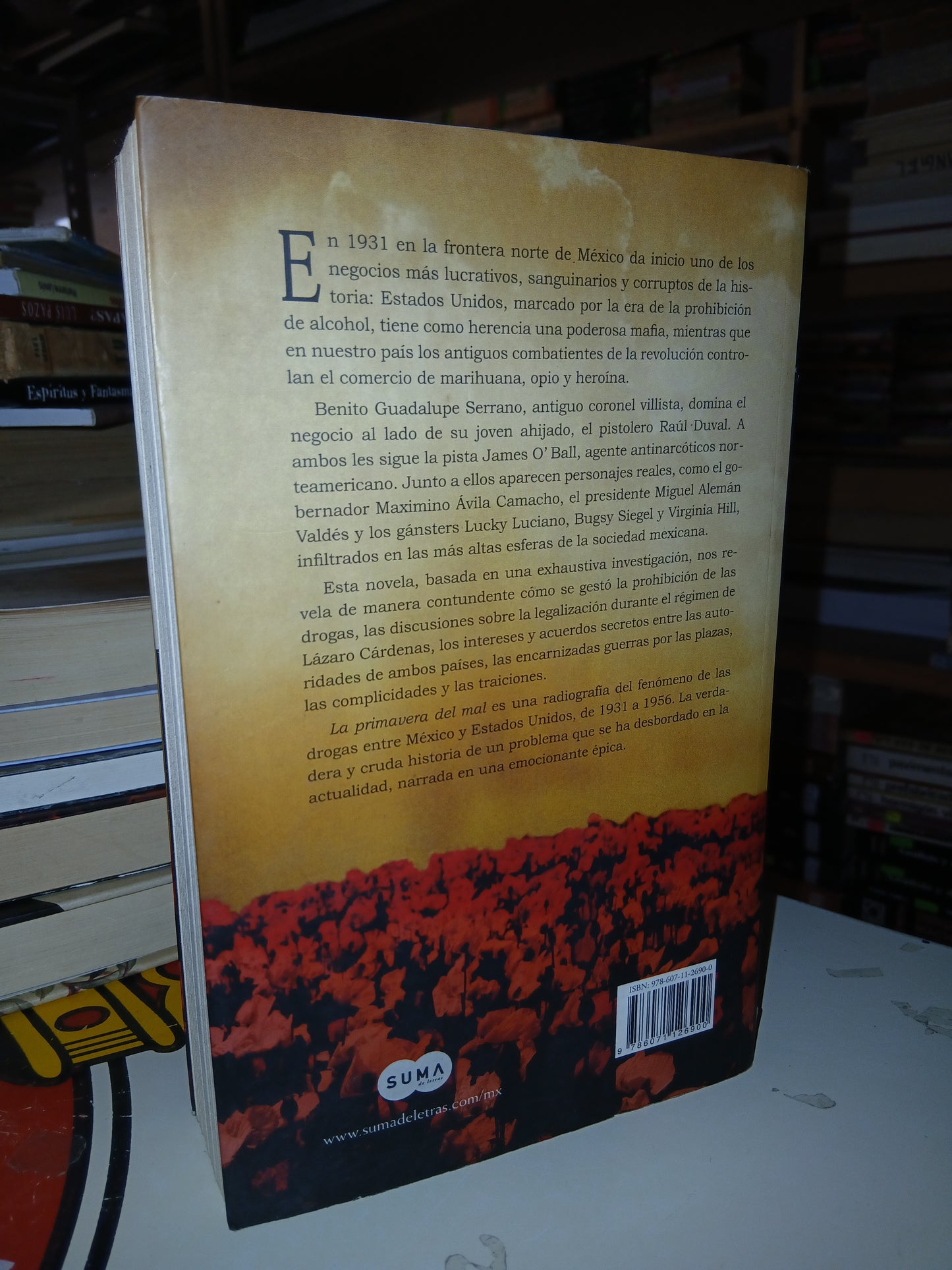 LA PRIMAVERA DEL MAL POR F.G. HAGHENBECK USADO NOVELA LITERARIO 207