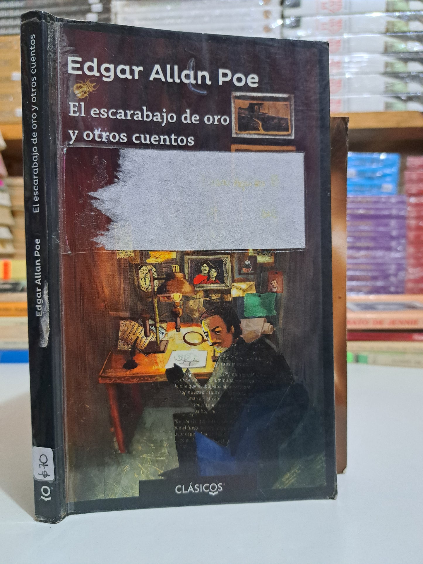 EL ESCARABAJO DE ORO Y OTROS CUENTOS EDGAR ALLAN POE USADO NOVELA JUÁREZ
