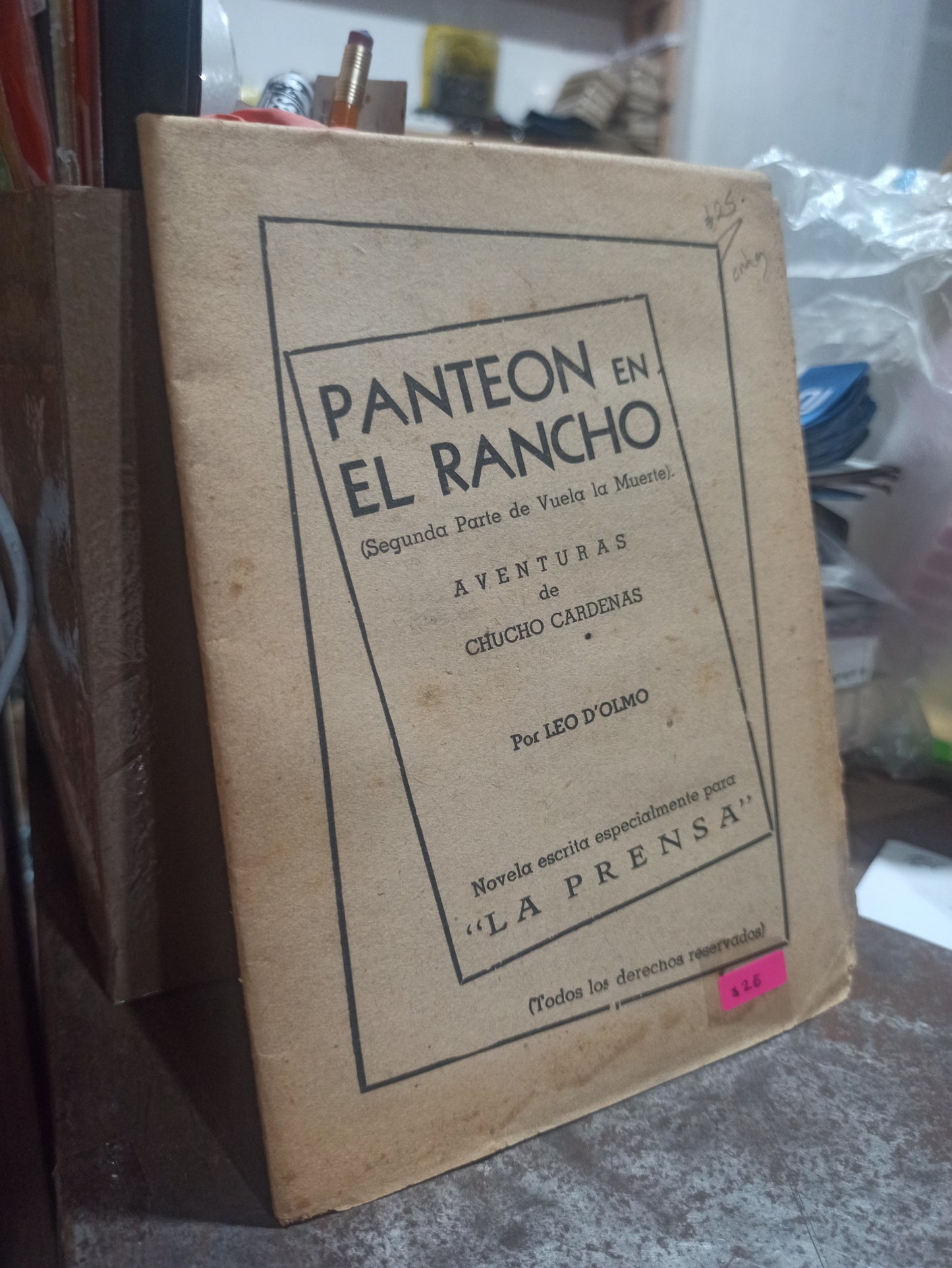 PANTEÓN EN EL RANCHO POR LEO D' ALMO USADO ANTIGUOS ALDAMA