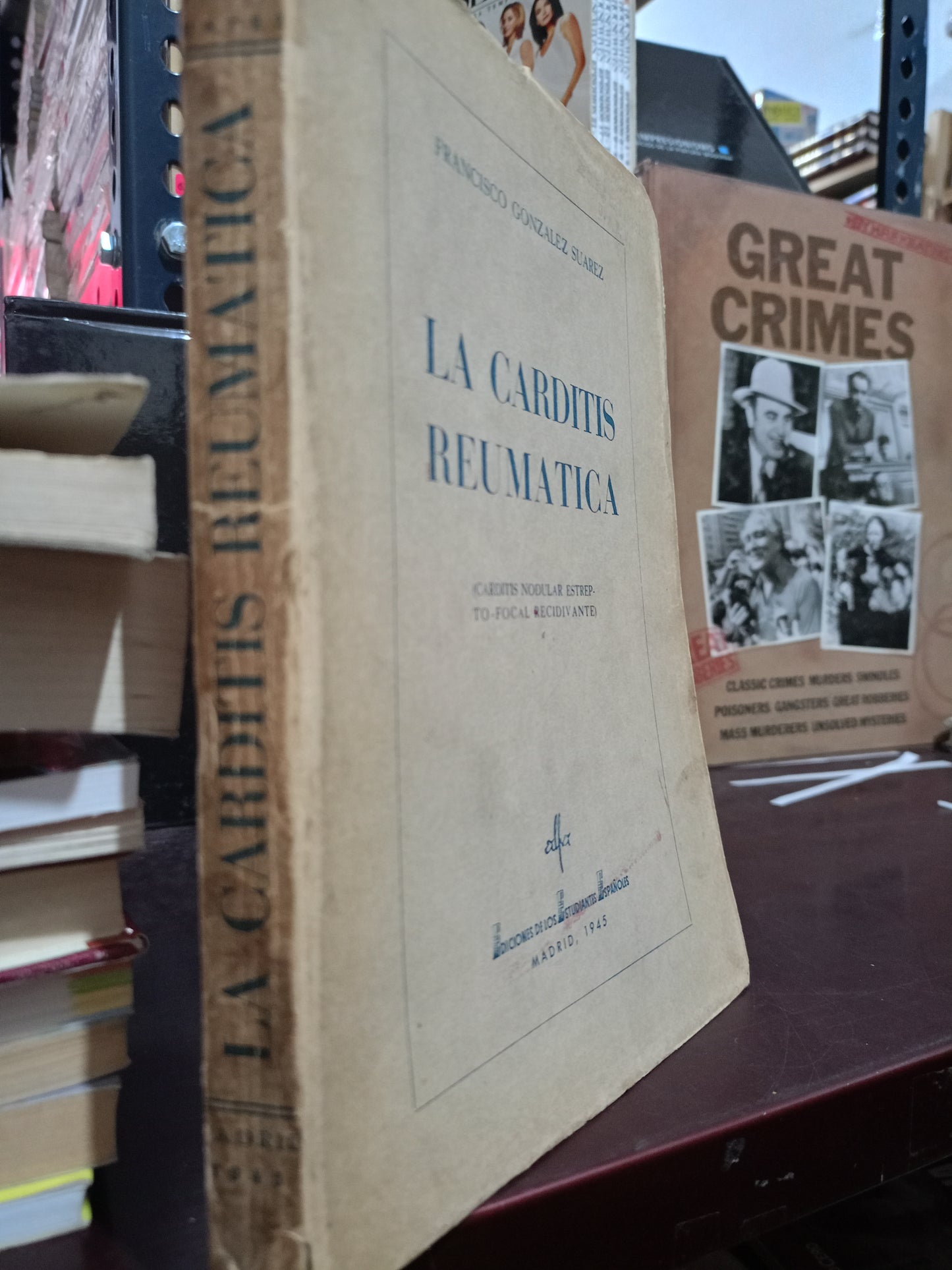 LA CARDITIS REUMATICA POR FRANCISCO GONZALEZ SUREZ USADO SALUD LITERARIO 305