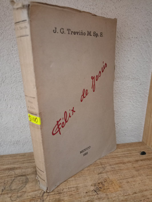 FELIX DE JESUS J.G. TREVIÑO M USADO NOVELA LITERARIO 305