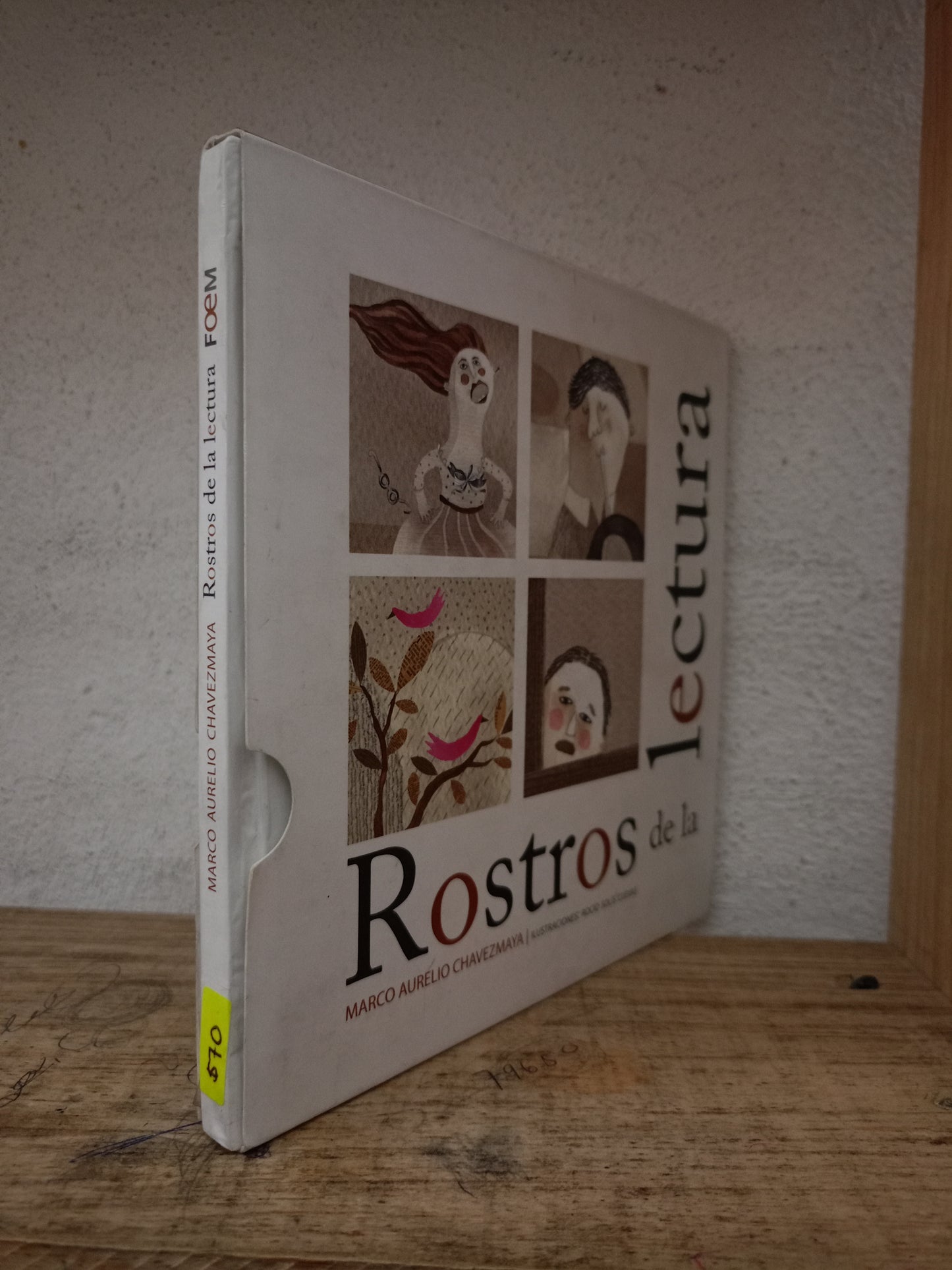 ROSTROS DE LA LECTURA POR MARCO AURELIO CHÁVEZMAYA USADO NOVELA LITERARIO 305