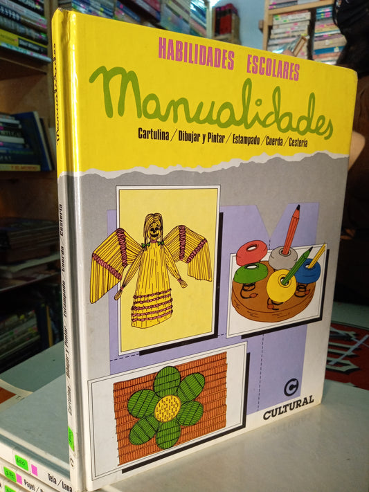 HABILIDADES ESCOLARES MANUALIDADES CARTULINA DIBUJAR PINTAR ESTAMPADO CUERDA CESTERIA USADO OFICIOS LITERARIO 207