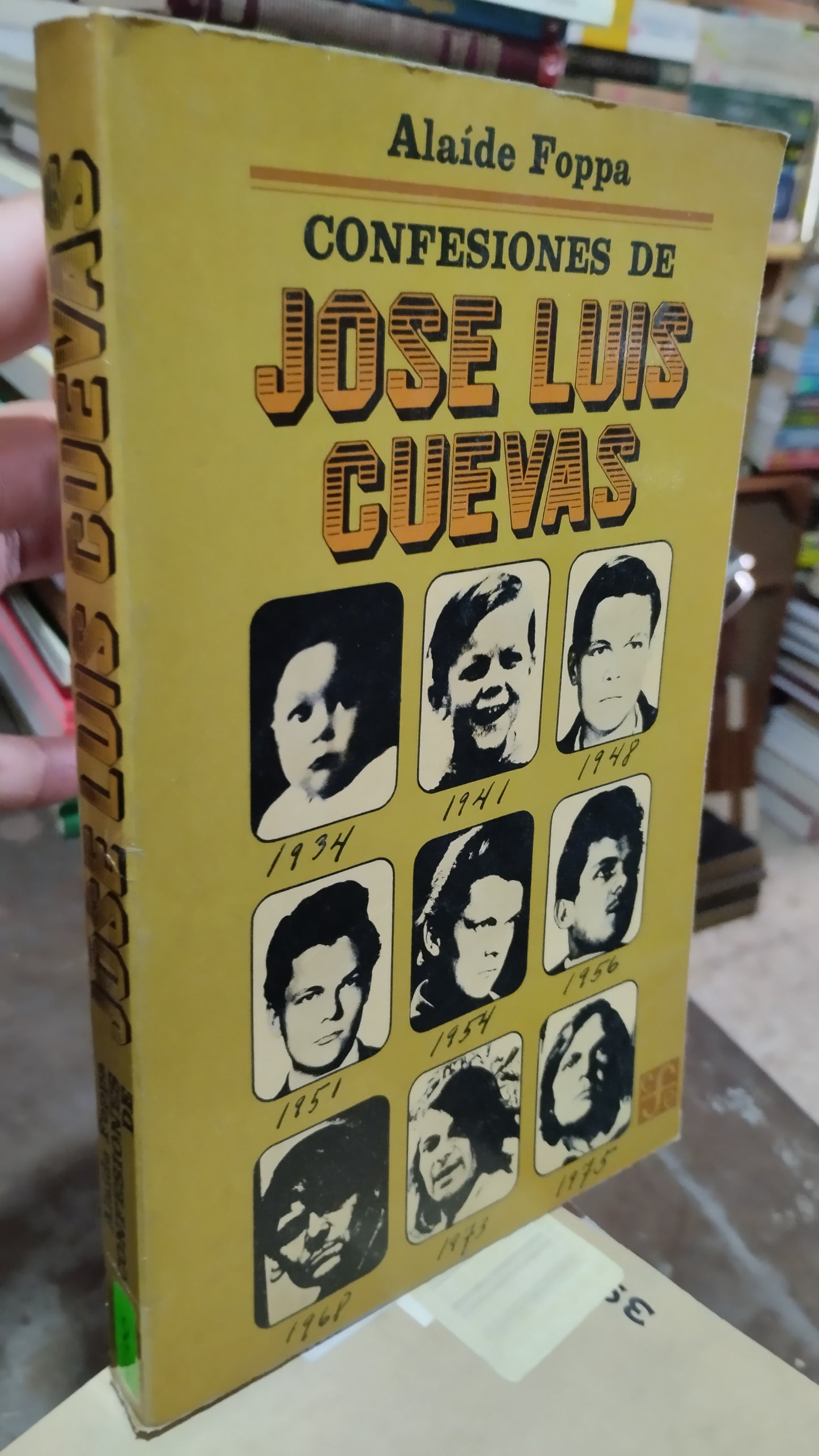 CONFESIONES DE JOSE LUIS CUEVAS LIBRO USADO NOVELAS ALDAMA
