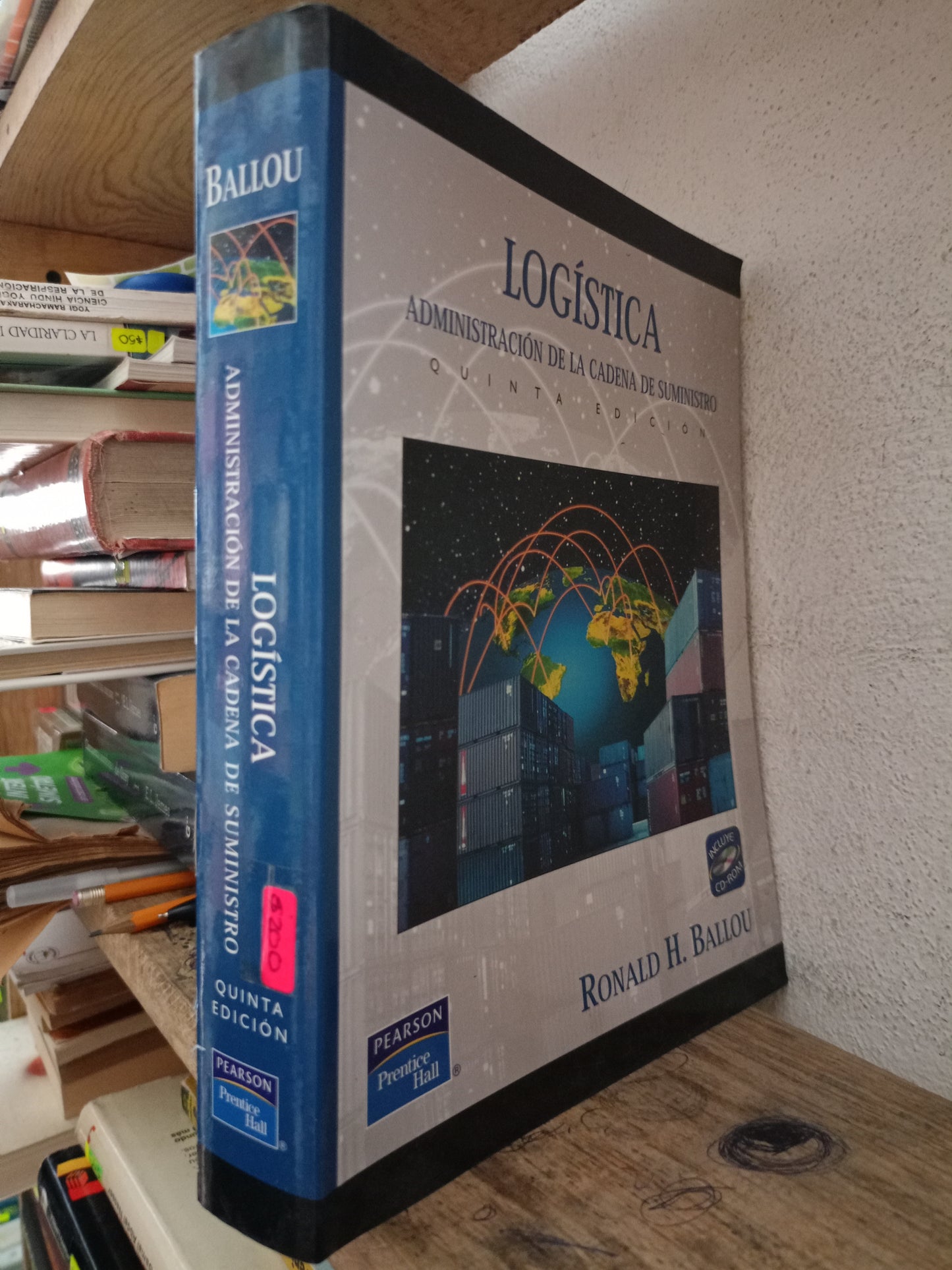 LOGIDTICA QUINTA EDICION POR RONALD H BALLOU USADO ADMINISTRACIÓN LITERARIO 305