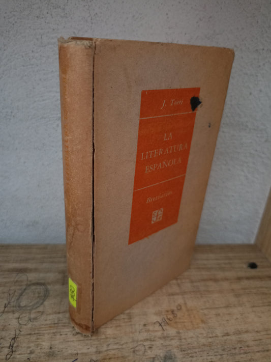 LA LITERATURA ESPAÑOLA POR J. TORRI USADO NOVELA LITERARIO 305