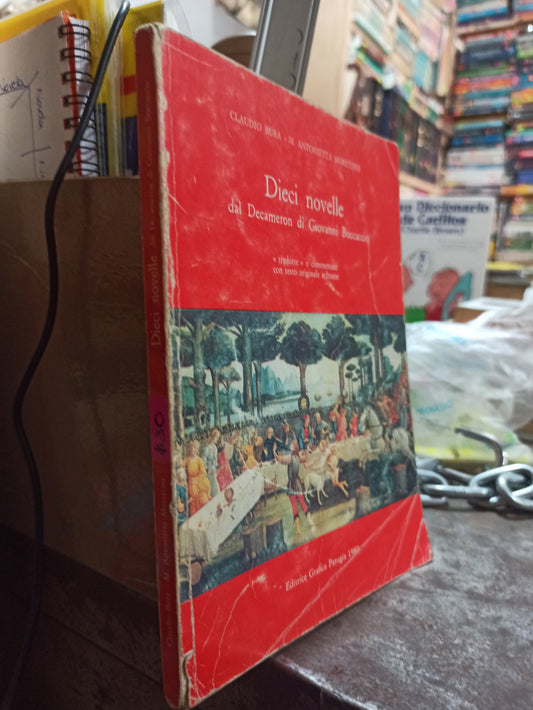 DIECI NOVELLE DAL DECAMERON DI GIOVANNI BOCCACCIO POR CLAUDIO BURA USADO IDIOMAS ALDAMA