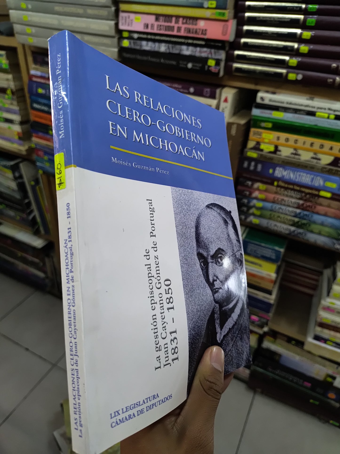LAS RELACIONES CLERO GOBIERNO EN MICHOACAN POR MOISES GUZMAN PEREZ USADO HISTORIA LITERARIO 207