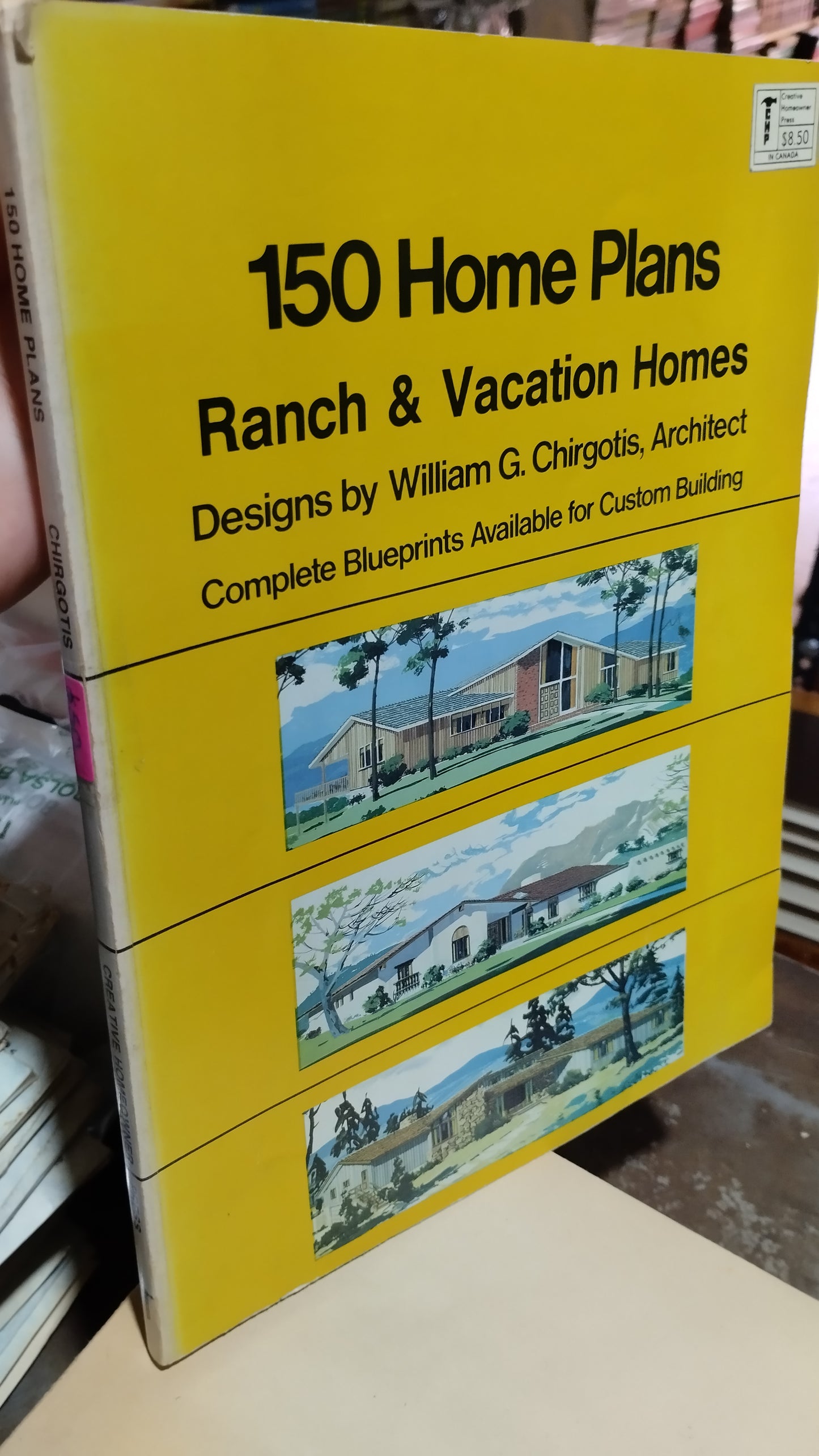 150 HOME PLANS RANCH & VACATION HOMES LIBRO USADO GEOGRAFÍA ALDAMA