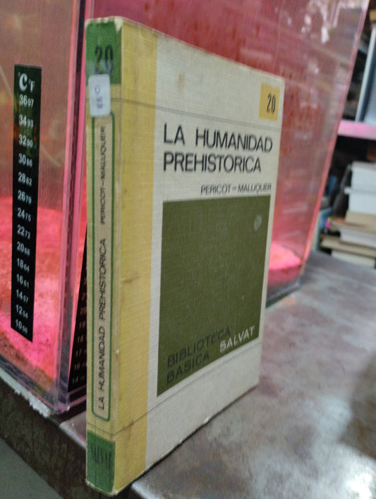 LA HUMANIDAD PREHISTORICA POR PERICOT MSLUQUER USADO NOVELAS ALDAMA