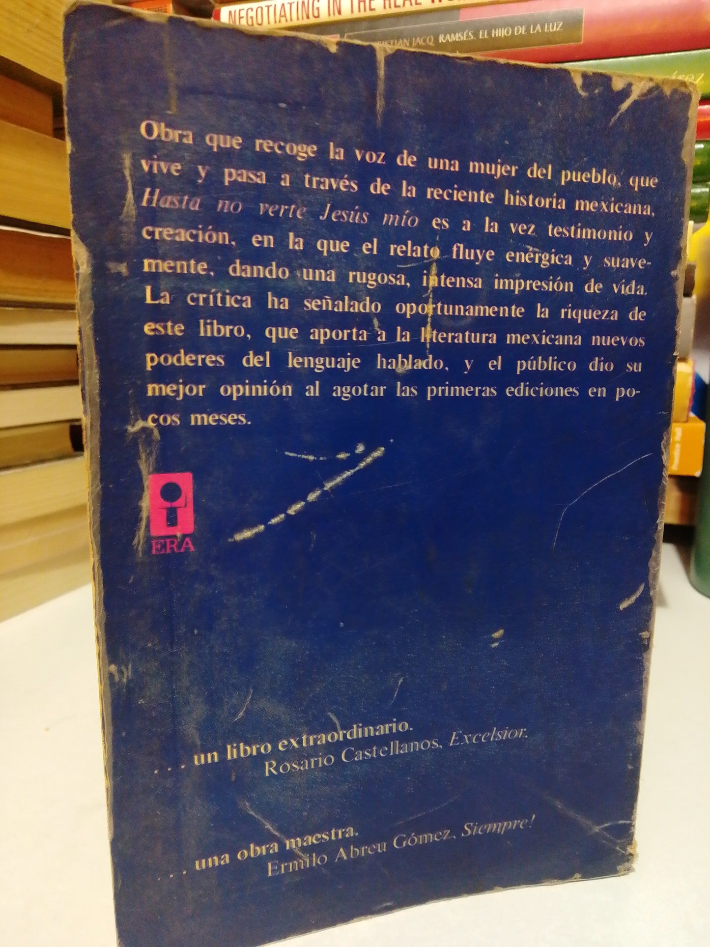 HASTA NO VERTE JESÚS MÍO POR ELENA PONIATOWSKA USADO NOVELA JUÁREZ