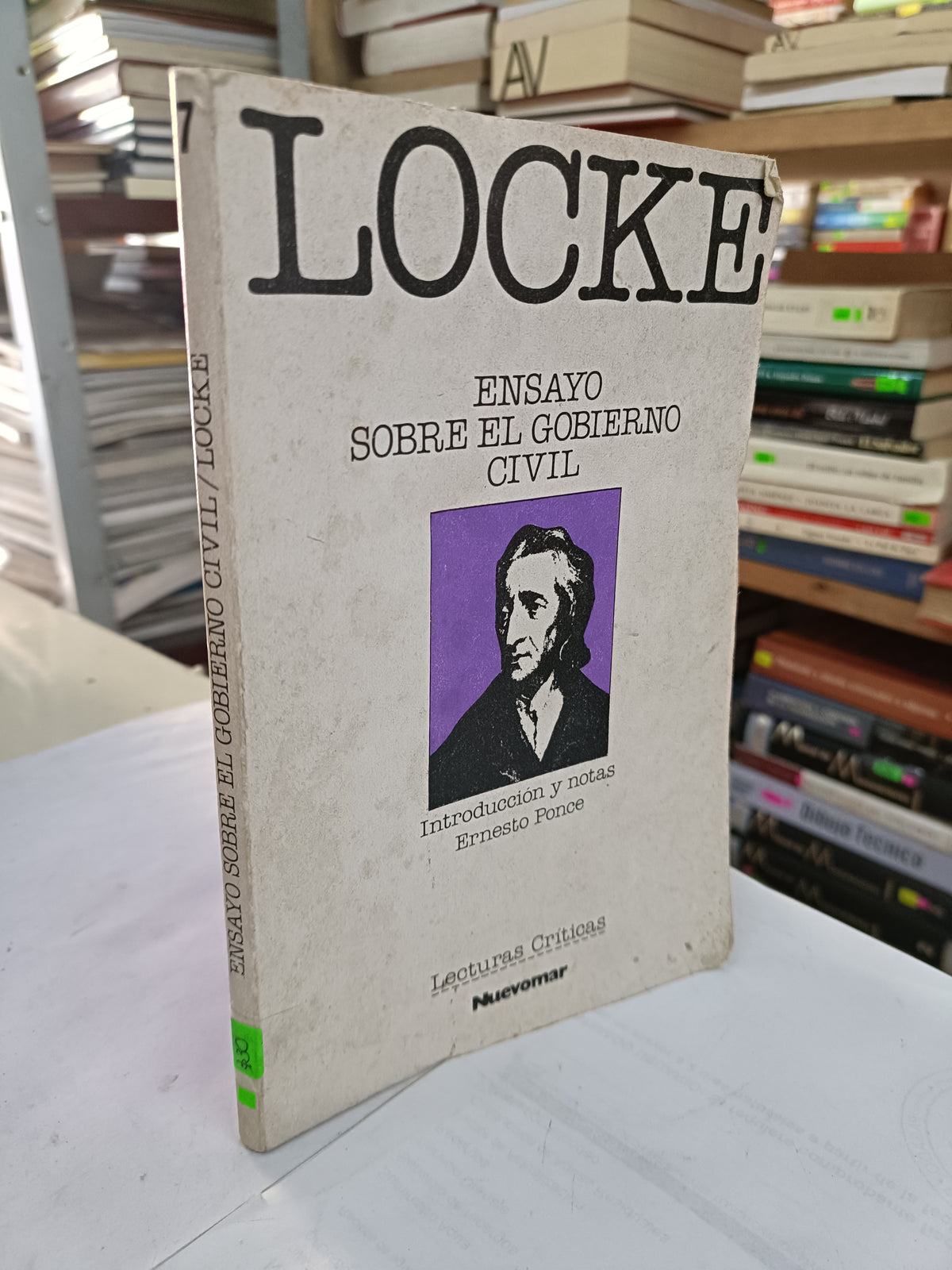 ENSAYO SOBRE EL GOBIERNO CIVIL POR LOCKE USADO SOCIOLOGIA LITERARIO 207