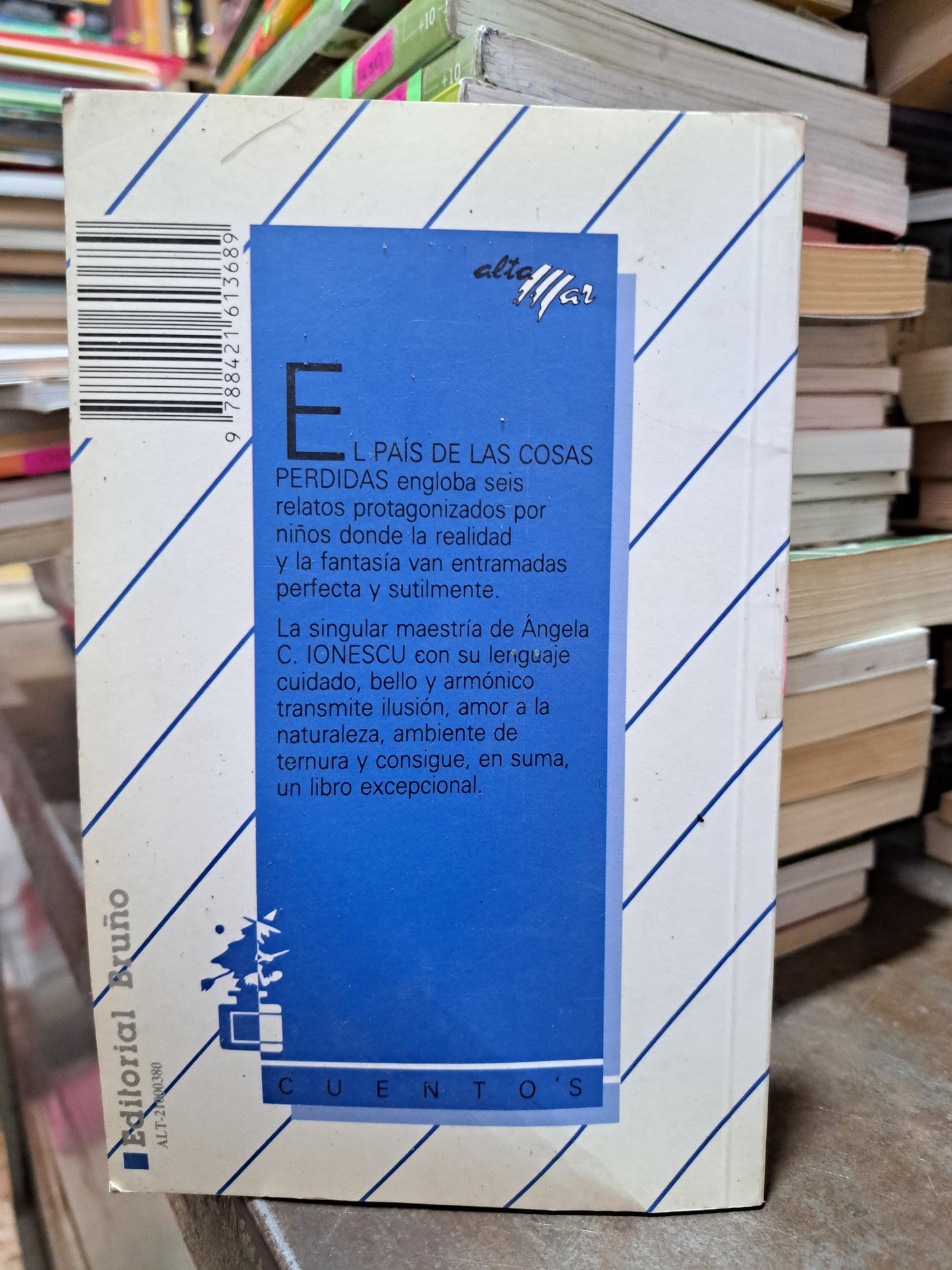EL PAÍS DE LAS COSAS PERDIDAS ÁNGELA C. IONESCU USADO INFANTIL ALDAMA