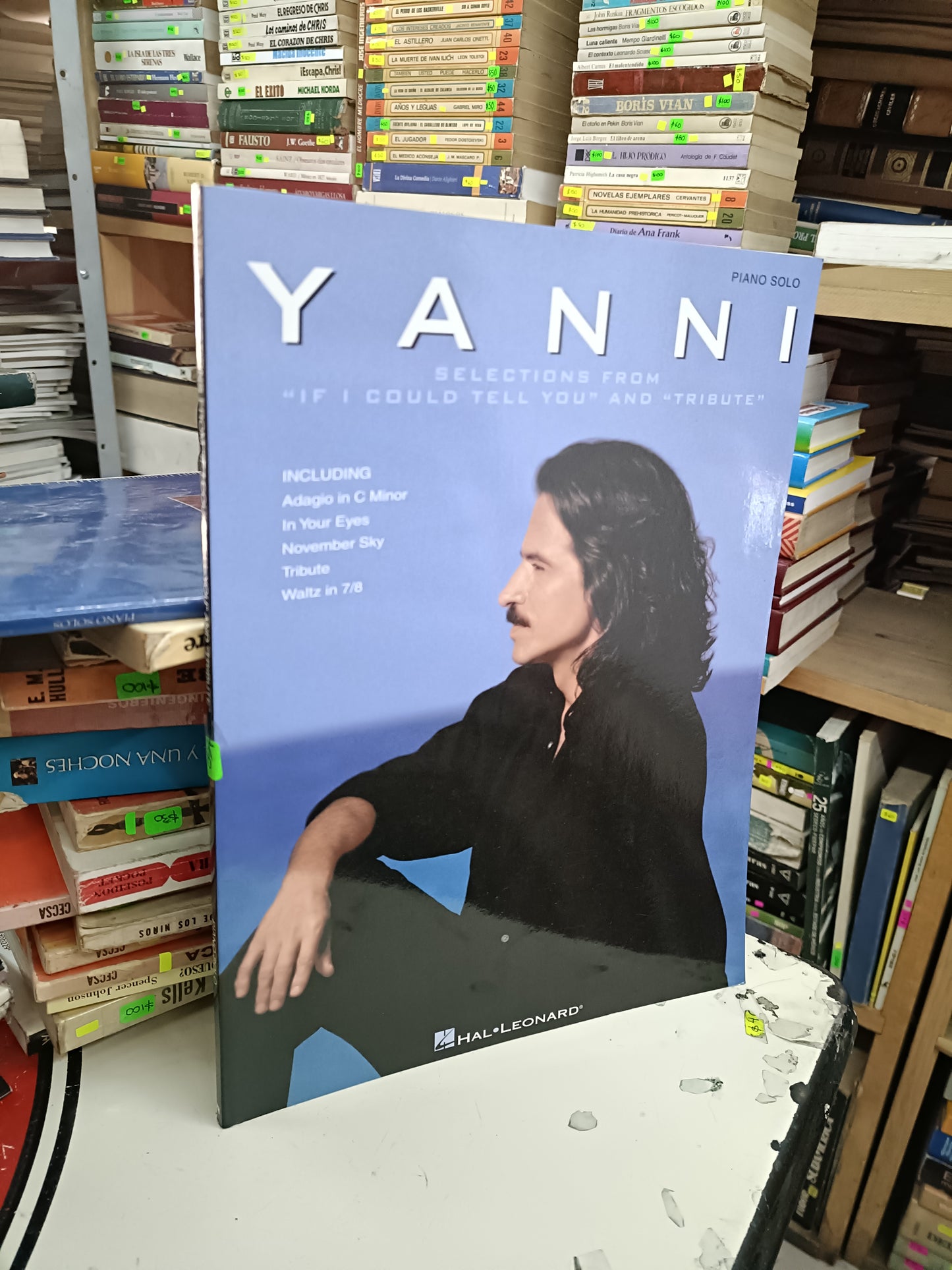 YANNI SELECTIONS FROM IF I COULD TELL YOU AND TRIBUTE PIANO SOLO USADO ARTE LITERARIO 207