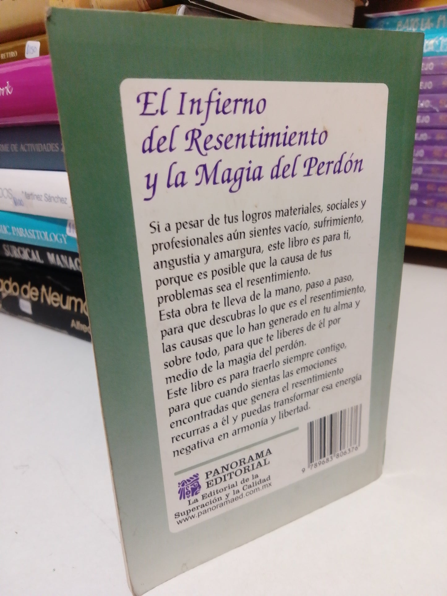 EL INFIERNO DEL RESENTIMIENTO Y LA MAGIA DEL PERDON POR RAQUEL LEVINSTEIN USADO SUP.PERSONAL JUAREZ