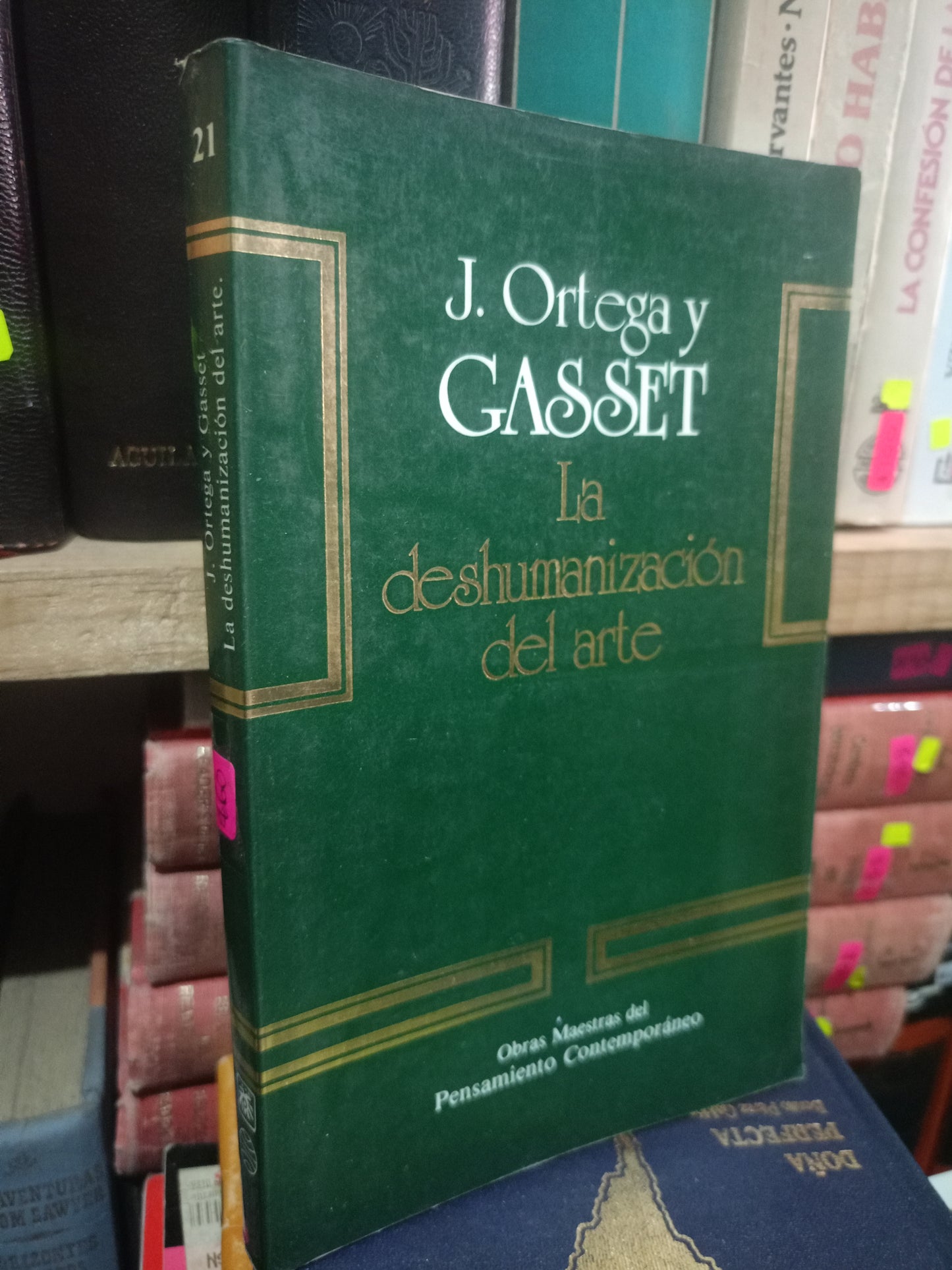 LA DESHUMANIZACION DEL ARTE POR J.ORTEGA Y GASSET USADO PSICO LITERARIO 305