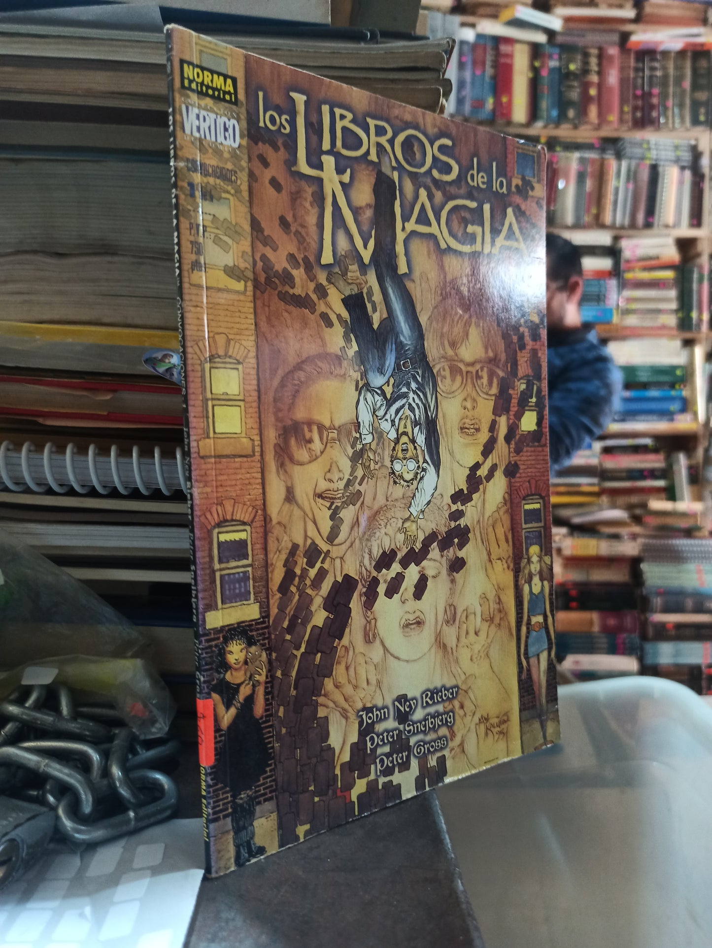 LOS LIBROS DE LA MAGIA POR JOHN NEY RIEBER Y OTROS USADO NOVELAS ALDAMA