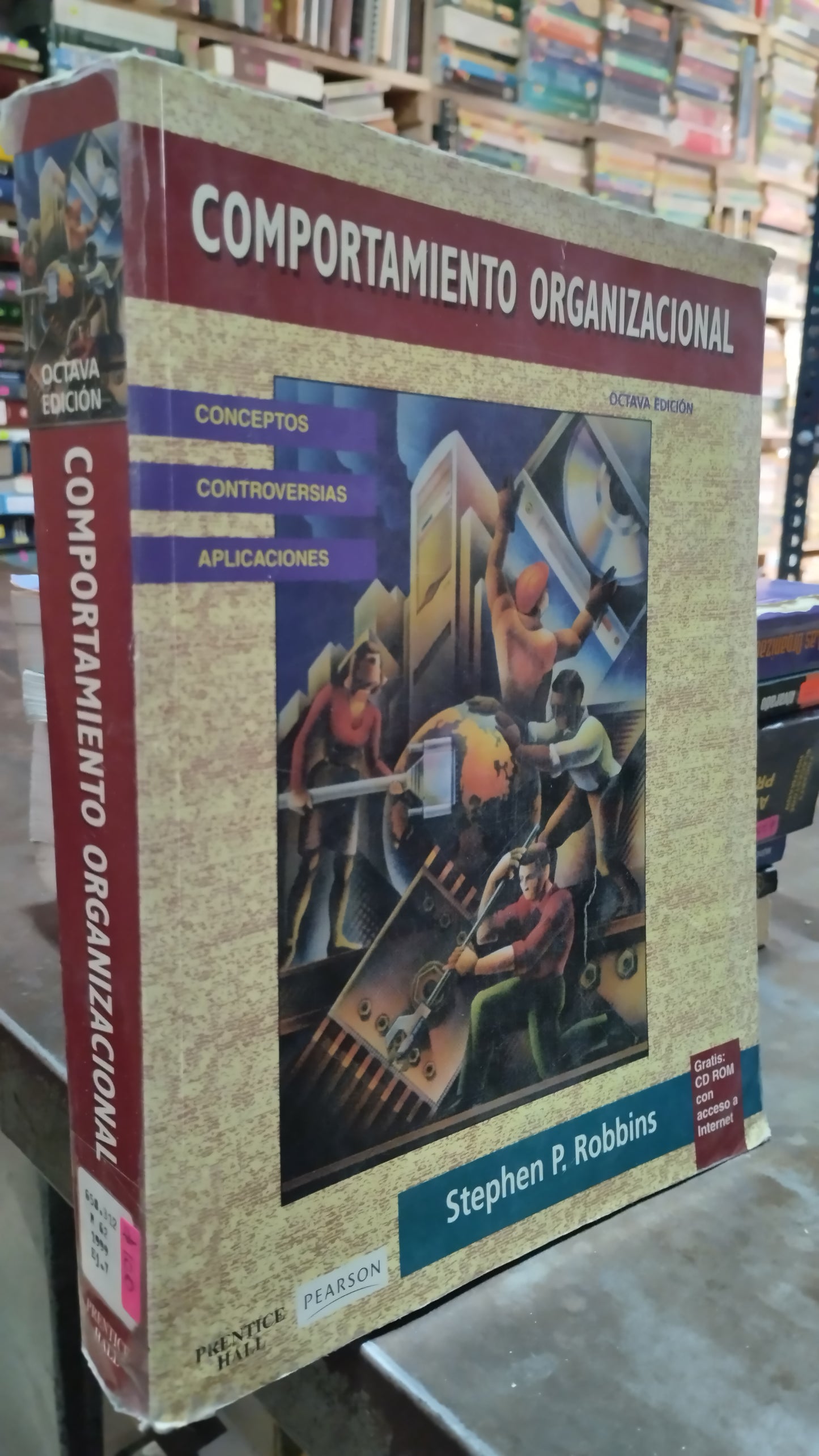 COMPORTAMIENTO ORGANIZACIONAL POR STEPHEN P ROBBINS LIBRO USADO ADMINISTRACION ALDAMA