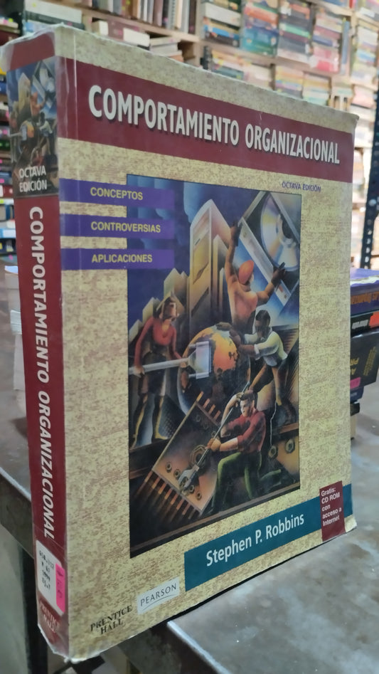 COMPORTAMIENTO ORGANIZACIONAL POR STEPHEN P ROBBINS LIBRO USADO ADMINISTRACION ALDAMA